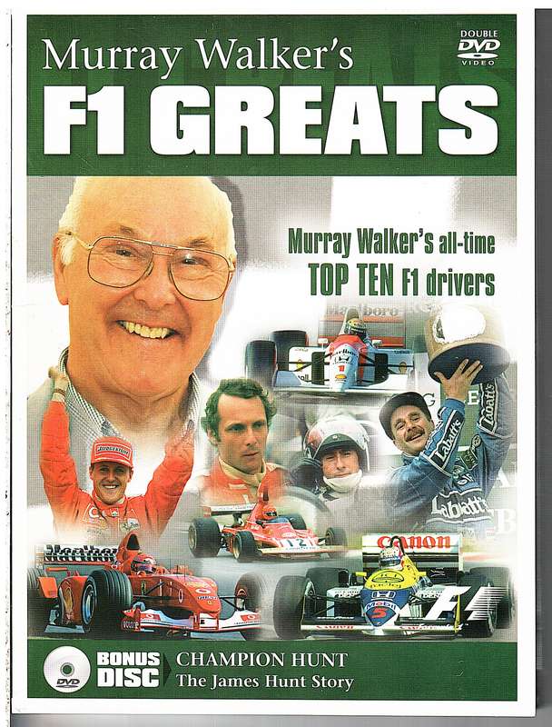 Murray Walker's F1 Greats / Champion Hunt: The James Hunt Story 2 DVD Set