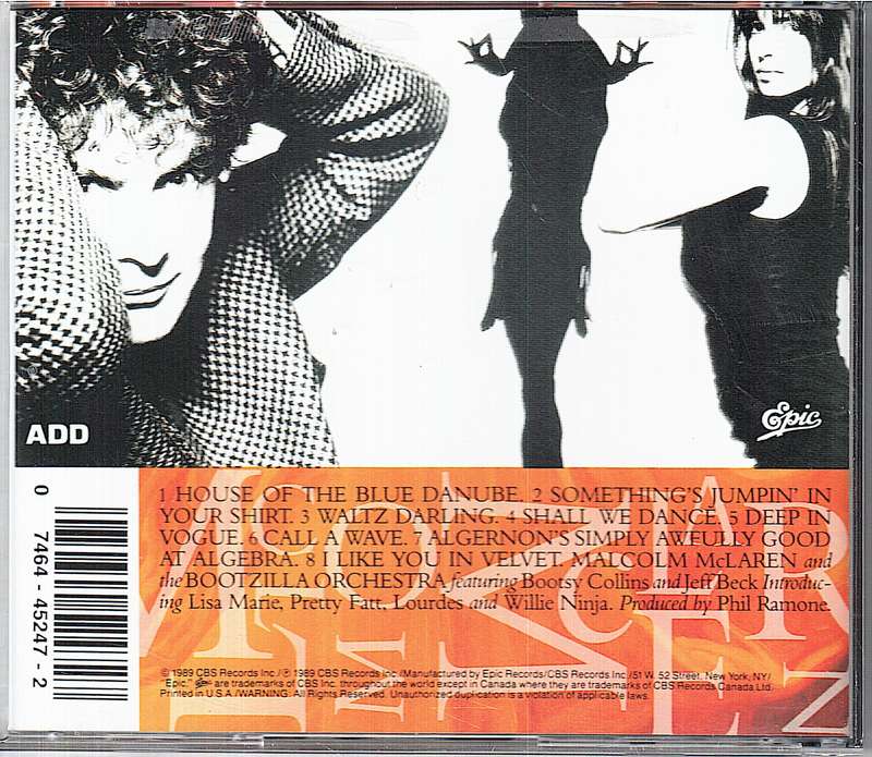 Malcolm McLaren and the Bootzilla Orchestra - Waltz Darling CD
