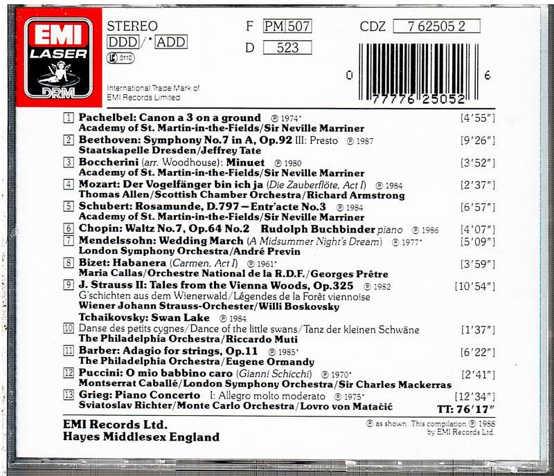 Various - Best-Loved Classics 6 CD