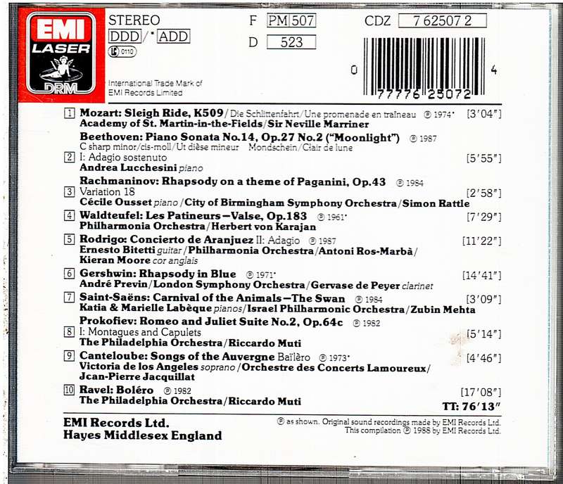 Various - Best-Loved Classics 8 CD