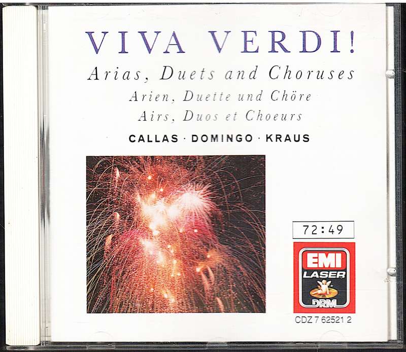 Viva Verdi!: Arias, Duets and Choruses - Callas, Domingo, Kraus CD