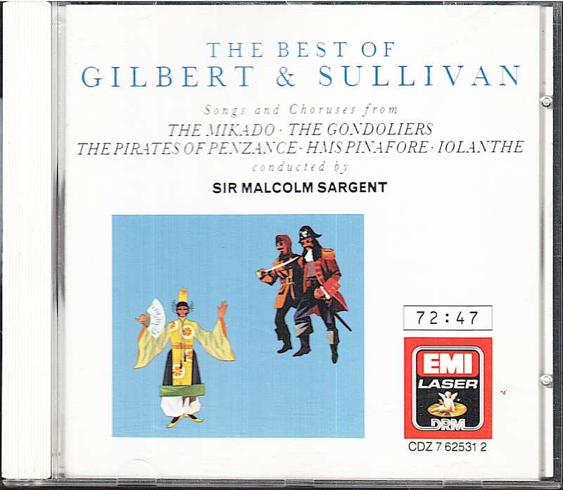The Best of Gilbert & Sullivan - Pro Arte Orchestra, Sir Malcolm Sargent CD