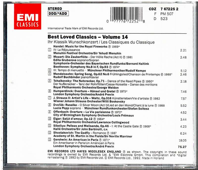 Various - Best-Loved Classics 14 CD