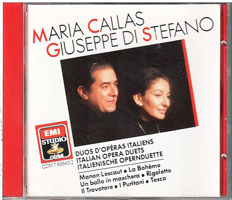 Maria Callas / Giuseppe di Stefano  Italian Opera Duets CD