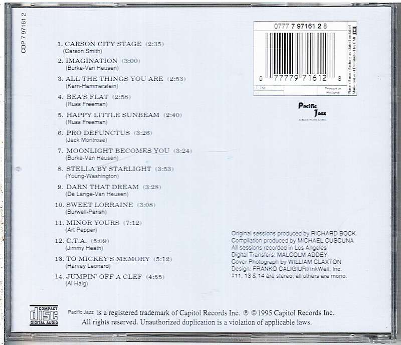 Chet Baker  The Best Of Chet Baker Plays CD