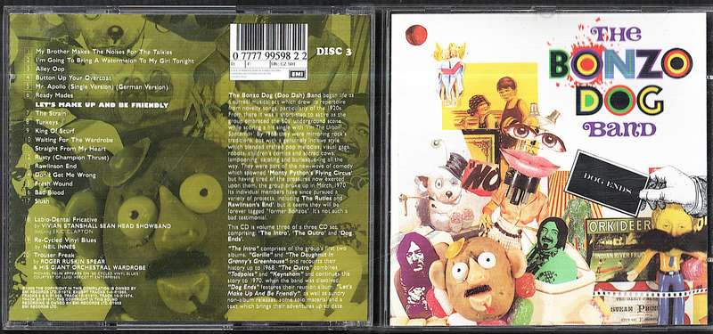 The Bonzo Dog Band - Cornology 3 CDs in cardboard slipcase