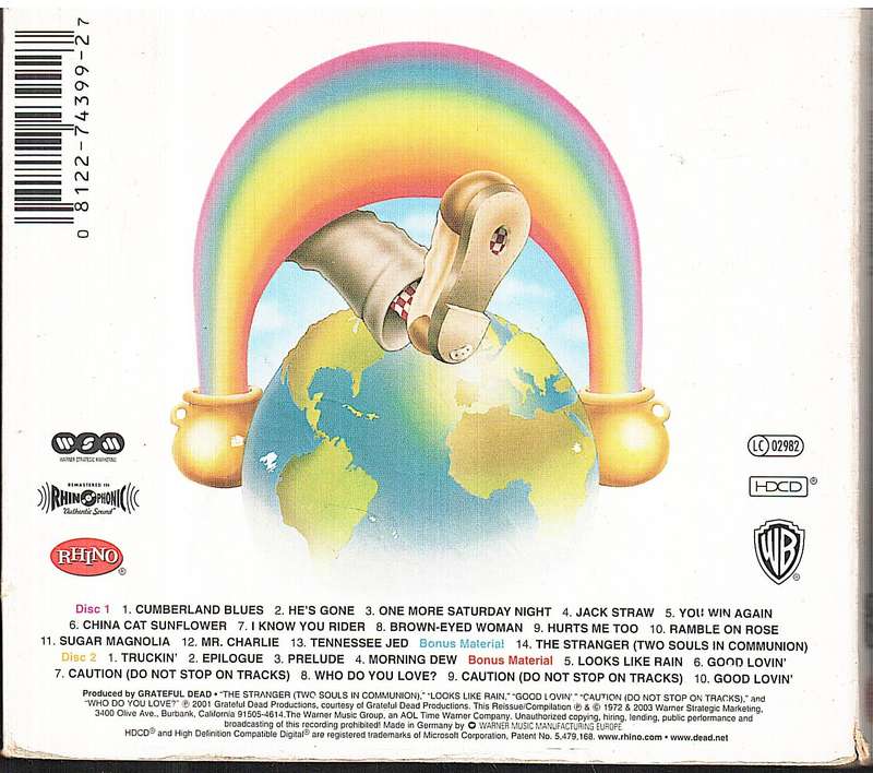 Grateful Dead - Europe '72 2xCD