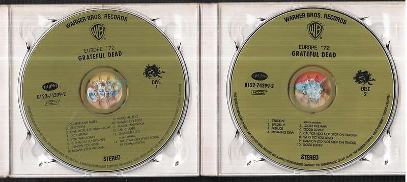 Grateful Dead - Europe '72 2xCD