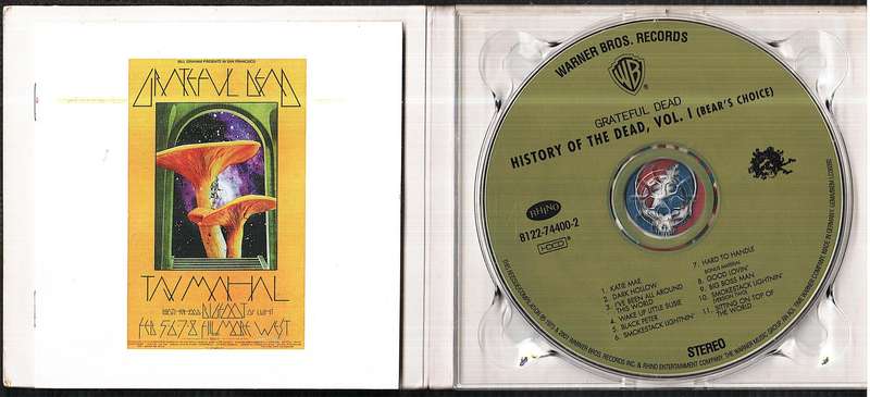 Grateful Dead - History Of The Grateful Dead, Vol. 1 (Bear's Choice) CD