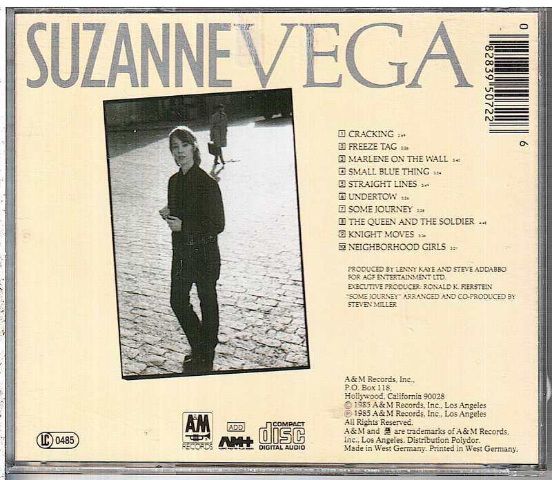 Suzanne Vega - Suzanne Vega CD