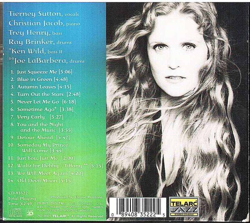 Tierney Sutton - Blue in Green CD