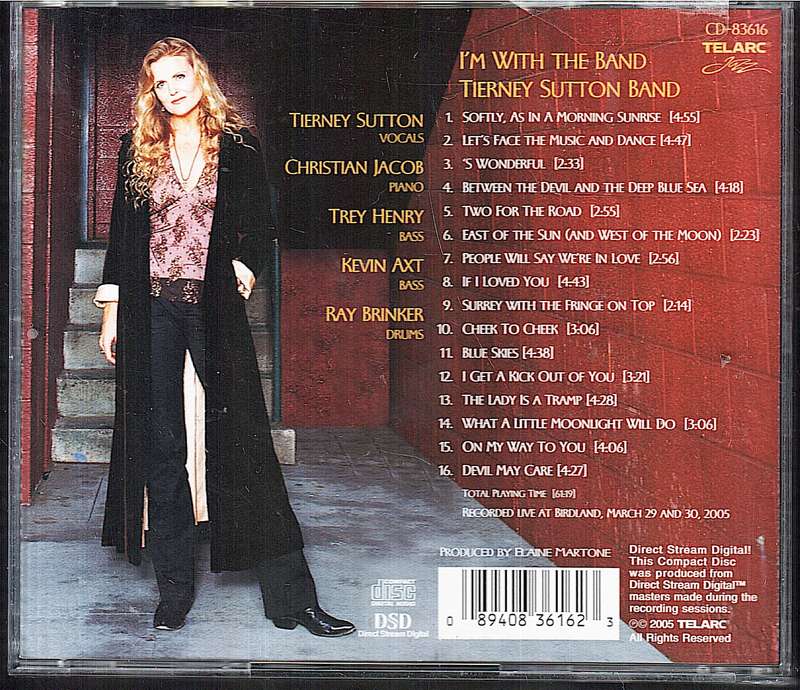 Tierney Sutton Band - I'm With The Band CD