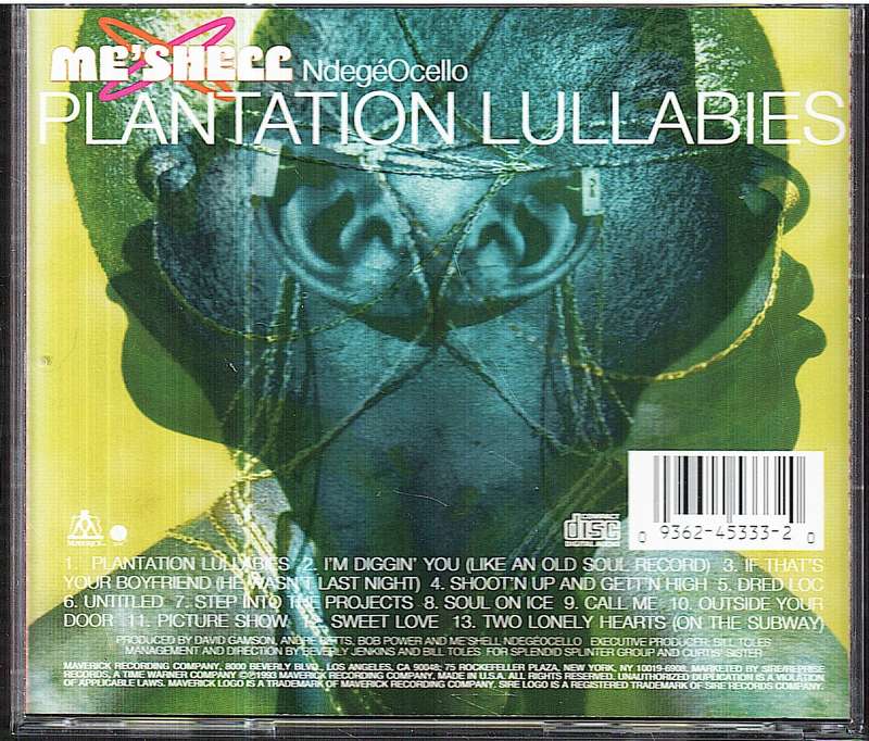 Me'Shell NdegéOcello - Plantation Lullabies CD [US IMPORT]