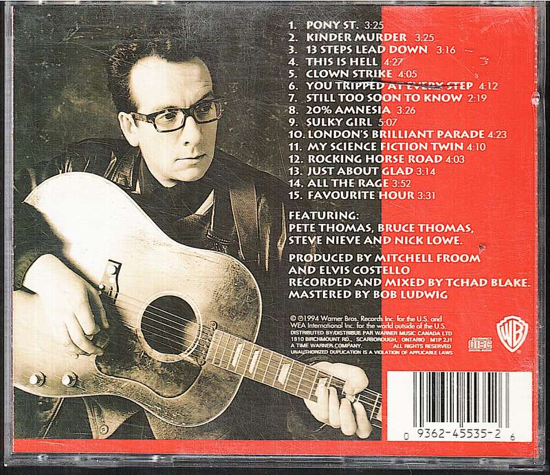 Elvis Costello - Brutal Youth CD
