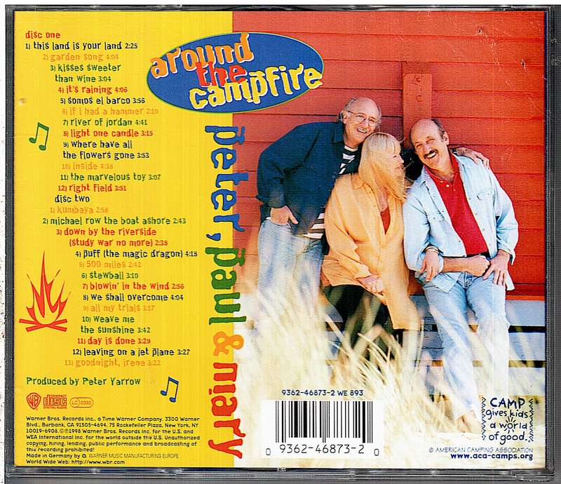 Peter, Paul & Mary - Around the Campfire Double CD [EU IMPORT]