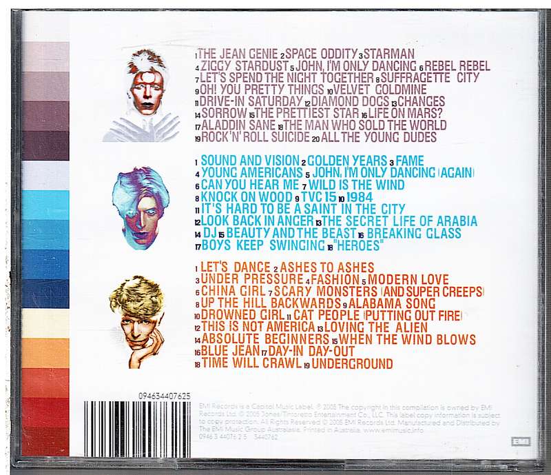 David Bowie - The Platinum Collection 3 CD Set [Australian pressing]