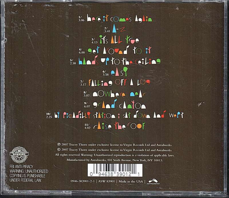 Tracey Thorn - Out of the Woods CD