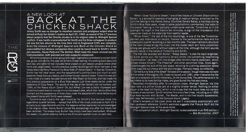 Jimmy Smith - Back At The Chicken Shack CD [EU IMPORT] [Rudy van Gelder Remaster]