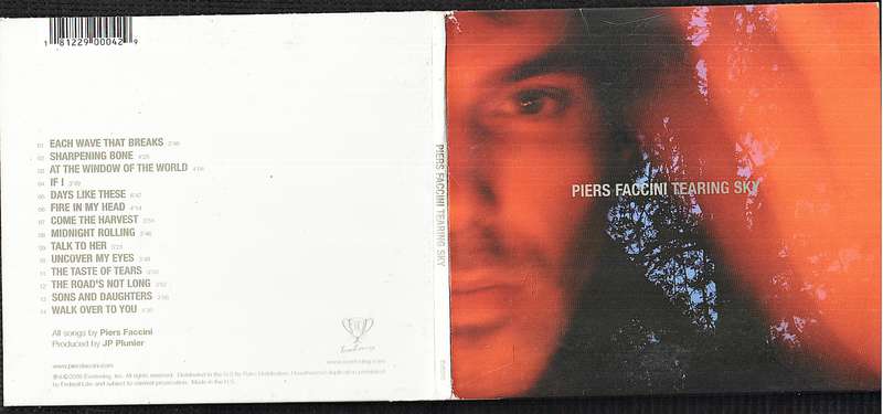 Piers Faccini - Tearing Sky CD