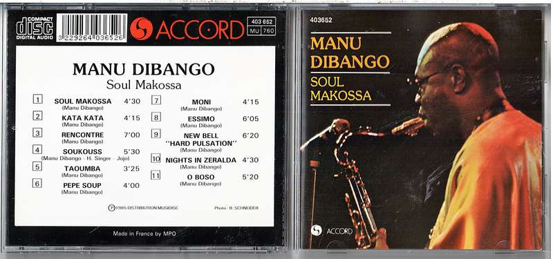 Manu Dibango - Soul Makossa CD