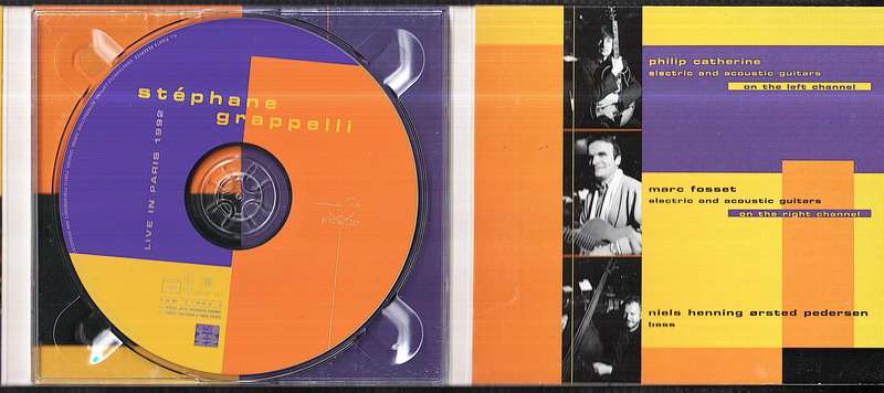 Stephane Grappelli - Live in Paris 1992 CD Digipak