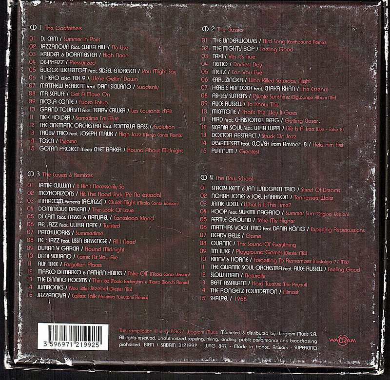 Various - Nu Jazz Anthology 4 CD Box