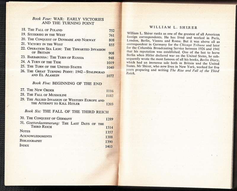The Rise and Fall of the Third Reich - William L Shirer