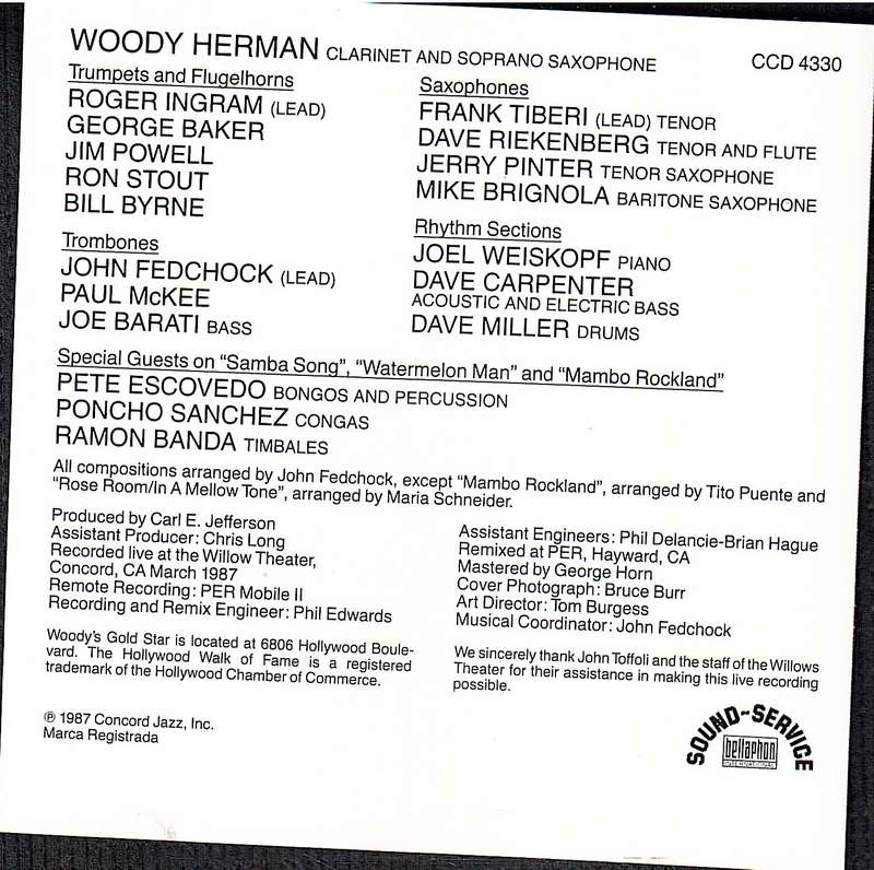 Woody Herman and His Big Band - Woody's Gold Star CD