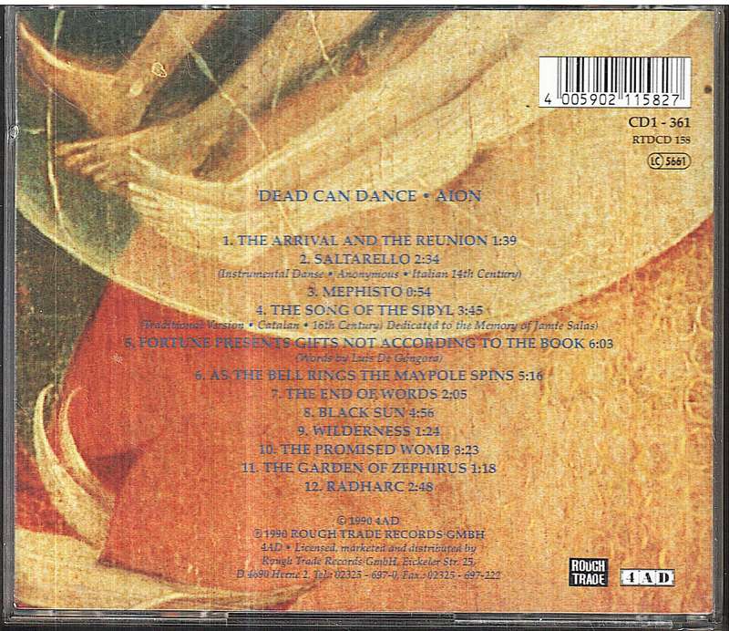 Dead Can Dance - Aion CD