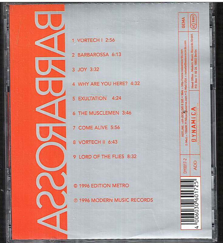 Cubanate - Barbarossa CD