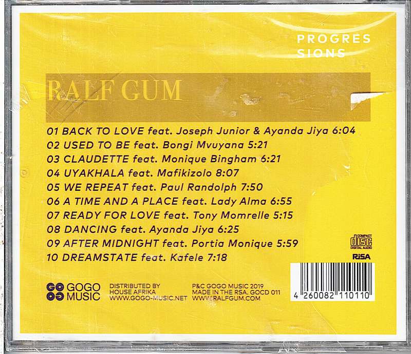 Ralf GUM - Progressions CD