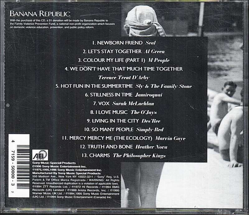 Various - Banana Republic: Summertime CD
