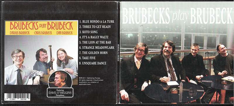 Darius Brubeck | Chris Brubeck | Dan Brubeck | Dave O'Higgins - Brubecks Play Brubeck 1992 CD