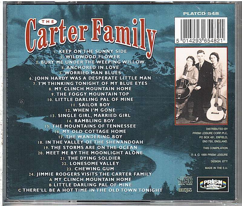 The Carter Family - The Best of The Carter Family CD