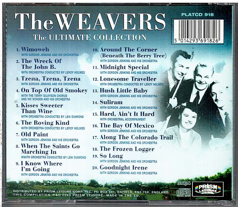 The Weavers - The Ultimate Collection CD