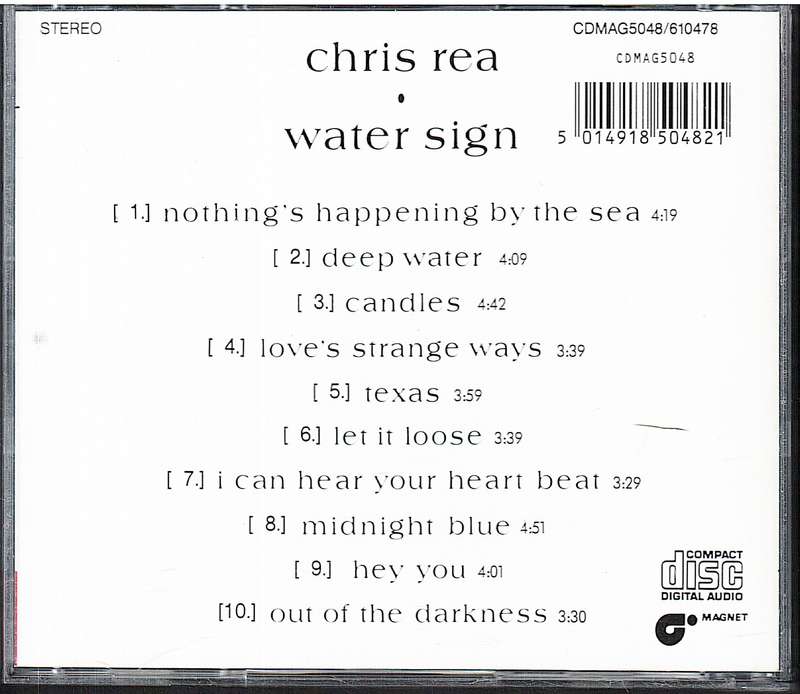 Chris Rea - Water Sign CD