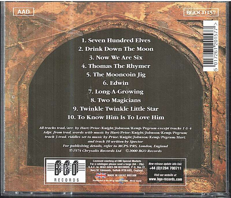 Steeleye Span - Now We Are Six CD