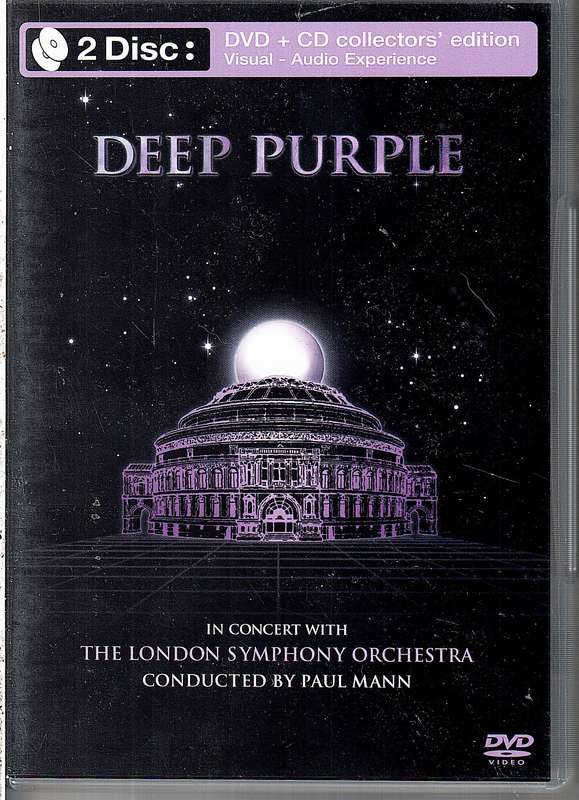 Deep Purple: In Concert With The London Symphony Orchestra (Paul Mann cond.) DVD + CD Set