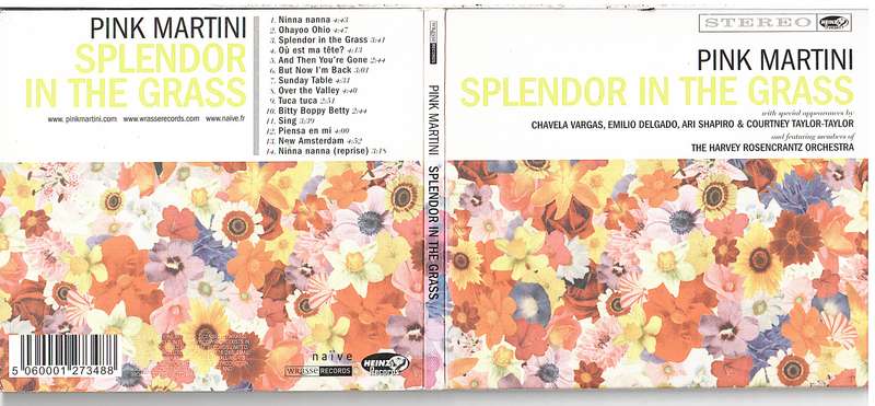 Pink Martini - Splendor in the Grass CD