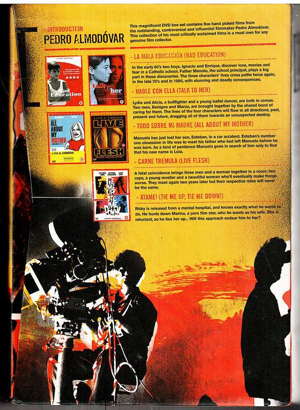 Pedro Almodovar Collection 5 DVD Box Set