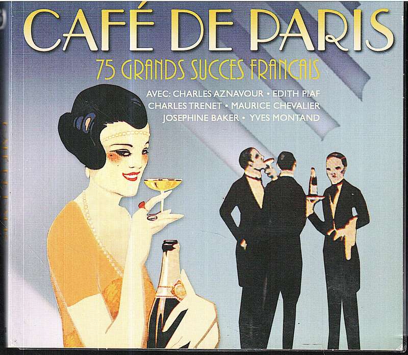 Various - Cafe de Paris: 75 Grands Succes Francais 3 CD set