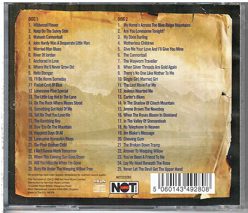 The Carter Family - Wildwood Flower Double CD