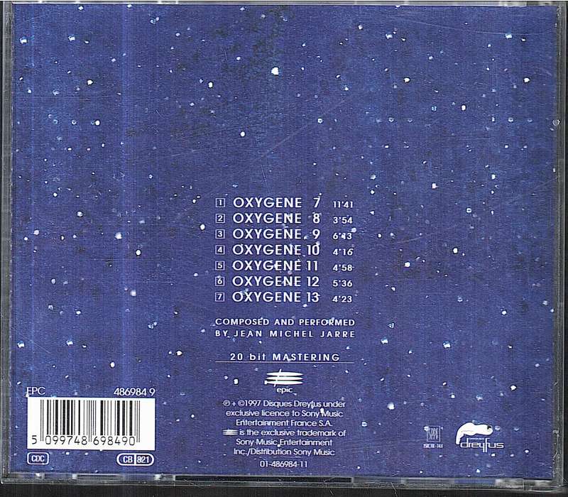 Jean Michel Jarre - Oxygene 7-13 CD