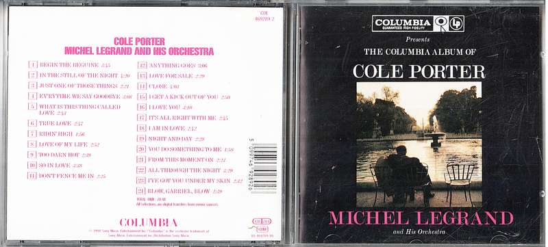 Michel Legrand And His Orchestra  The Columbia Album Of Cole Porter CD