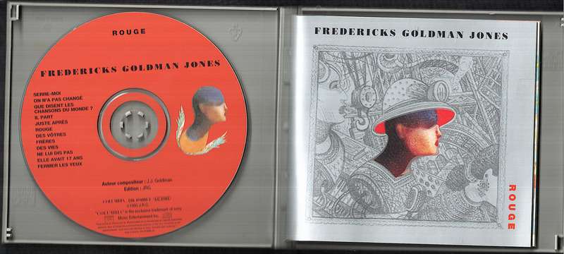 Fredericks Goldman Jones - Rouge CD