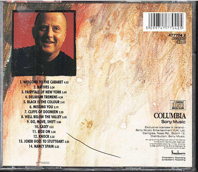 Christy Moore - Live at the Point CD
