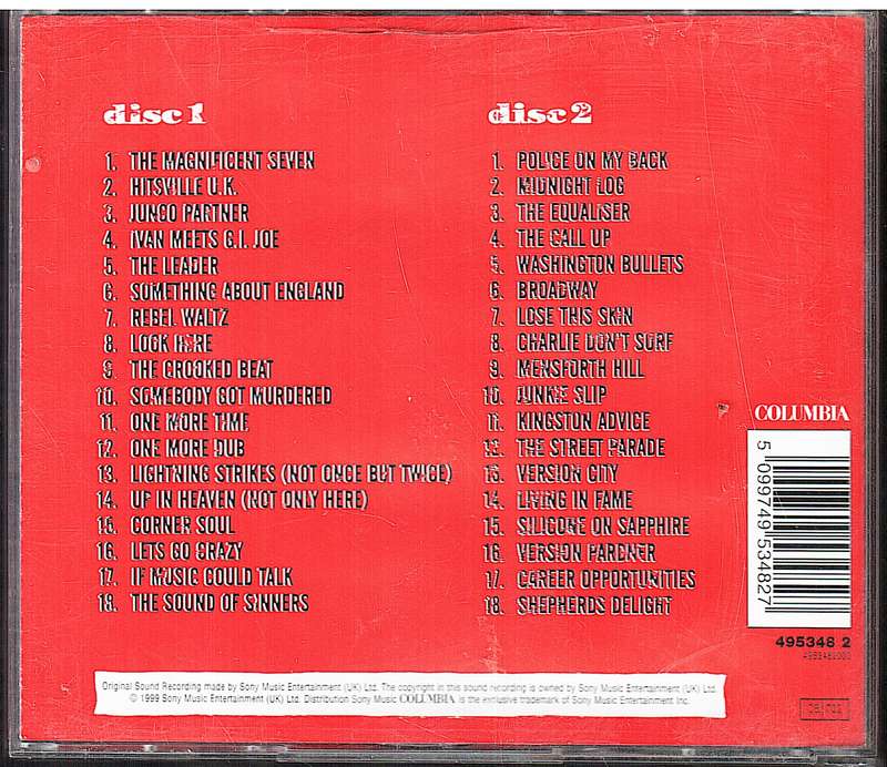 The Clash - Sandinista! 2 x CD set