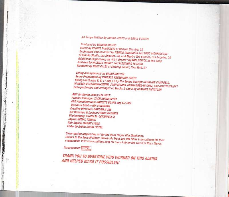 Nora Jones - ...Little Broken Hearts CD