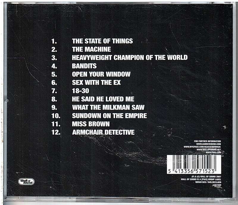 Reverend And The Makers  The State Of Things CD [EUROPEAN IMPORT]