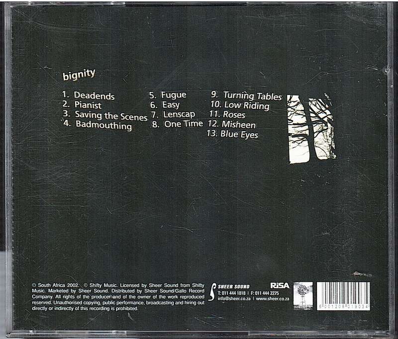 Van der Want | Letcher - Bignity CD